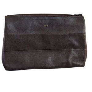 Vintage Le TAnneur for T. Anthony LTD G.R. Soft Leather Brown Clutch Bag
